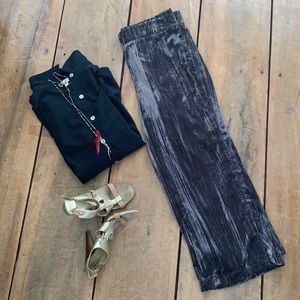 Soft surroundings velvet pants